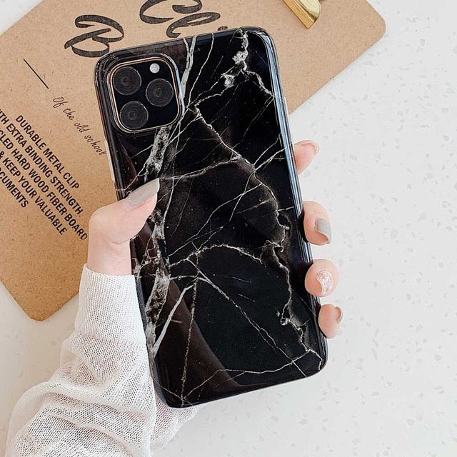 Marble Silicone Phone Case