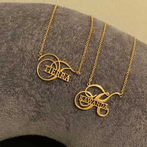 Personalized Monogram Name Necklace