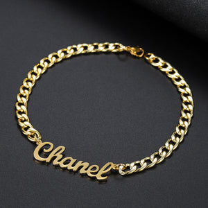 Personalized Cuban Chain Bracelet