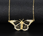 Personalized Blinged Butterfly Necklace