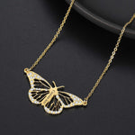 Personalized Blinged Butterfly Necklace