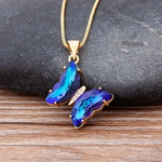 Butterfly Crystal Necklace