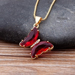 Butterfly Crystal Necklace