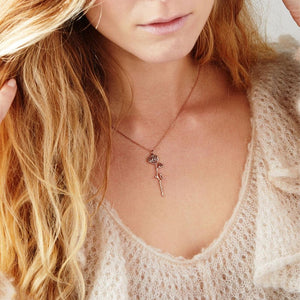 Personalized Flower Necklace