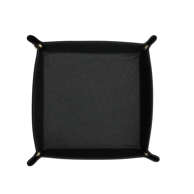 Personalized Monogram Leather Foldable Storage Box