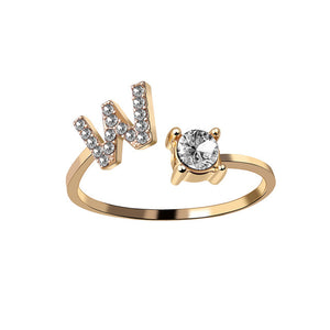 Iced Initial Ring