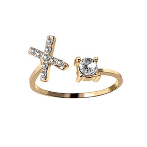 Iced Initial Ring