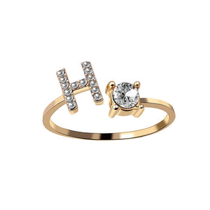 Iced Initial Ring