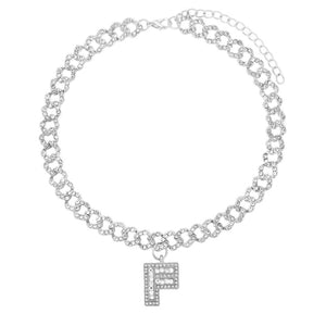 Initial Cuban Chain Necklace