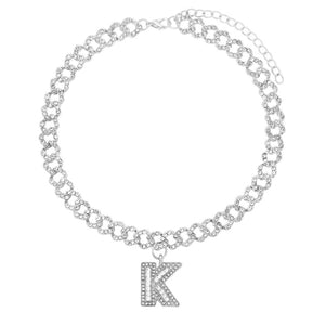 Initial Cuban Chain Necklace