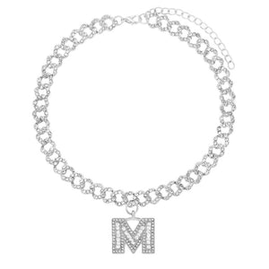 Initial Cuban Chain Necklace