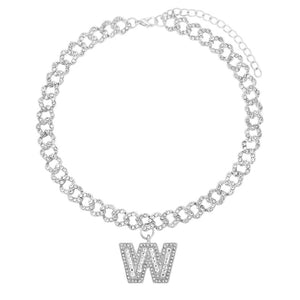 Initial Cuban Chain Necklace