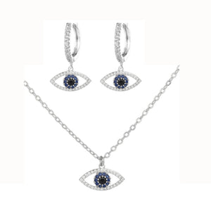 Evil Eye Necklace Set