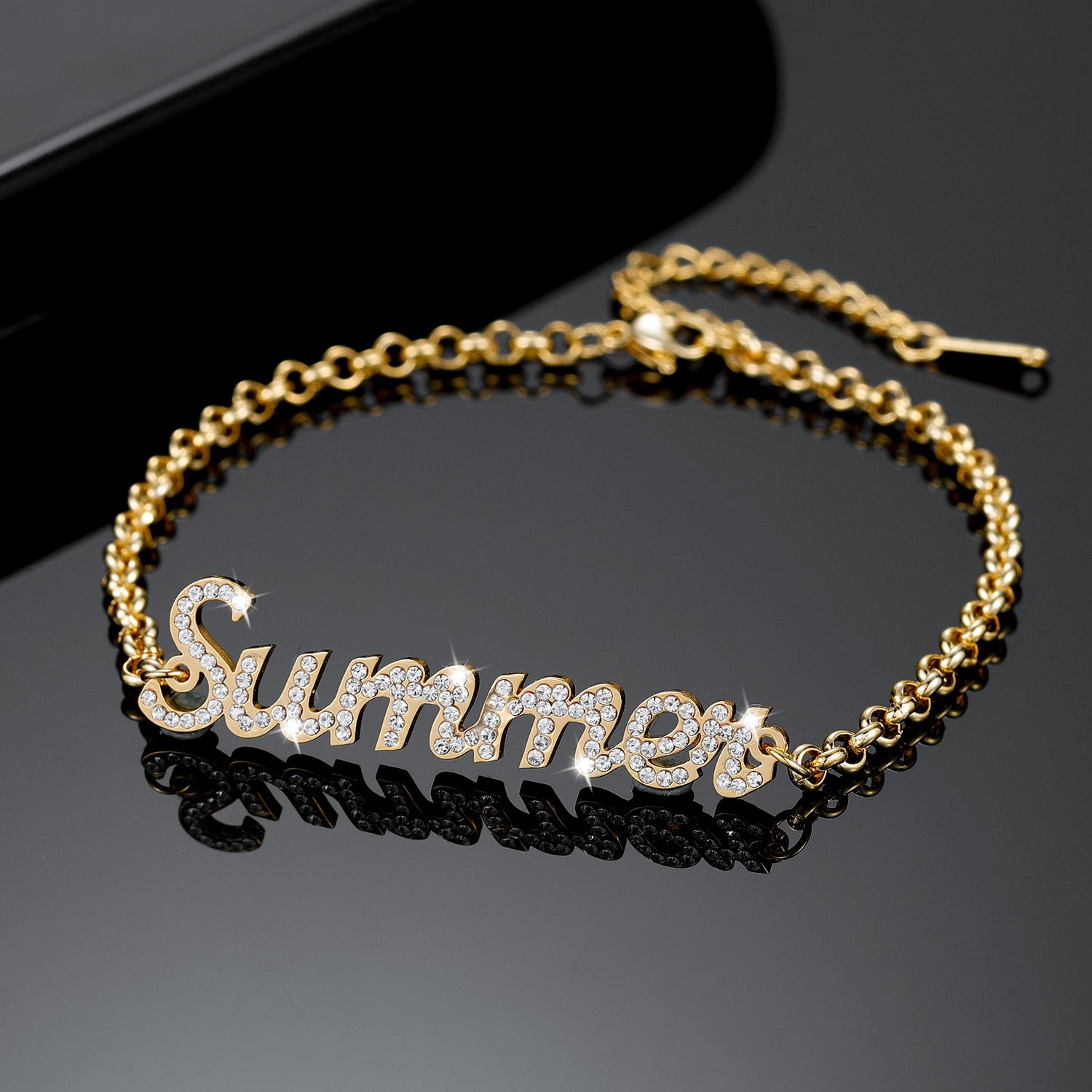 Personalized Iced Out Name Bracelet