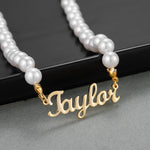Personalized Pearl Necklace