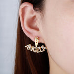 Personalized Iced Earrings