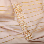 Iced Angel Number Necklace