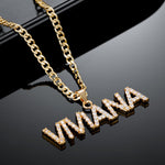 Personalized Zircon Name Necklace