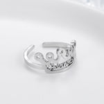 Personalized Crown Ring