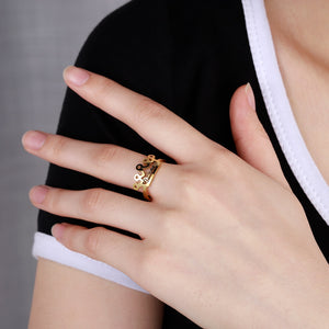 Personalized Crown Ring