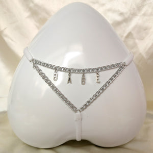Personalized Triangle Body Chain Necklace