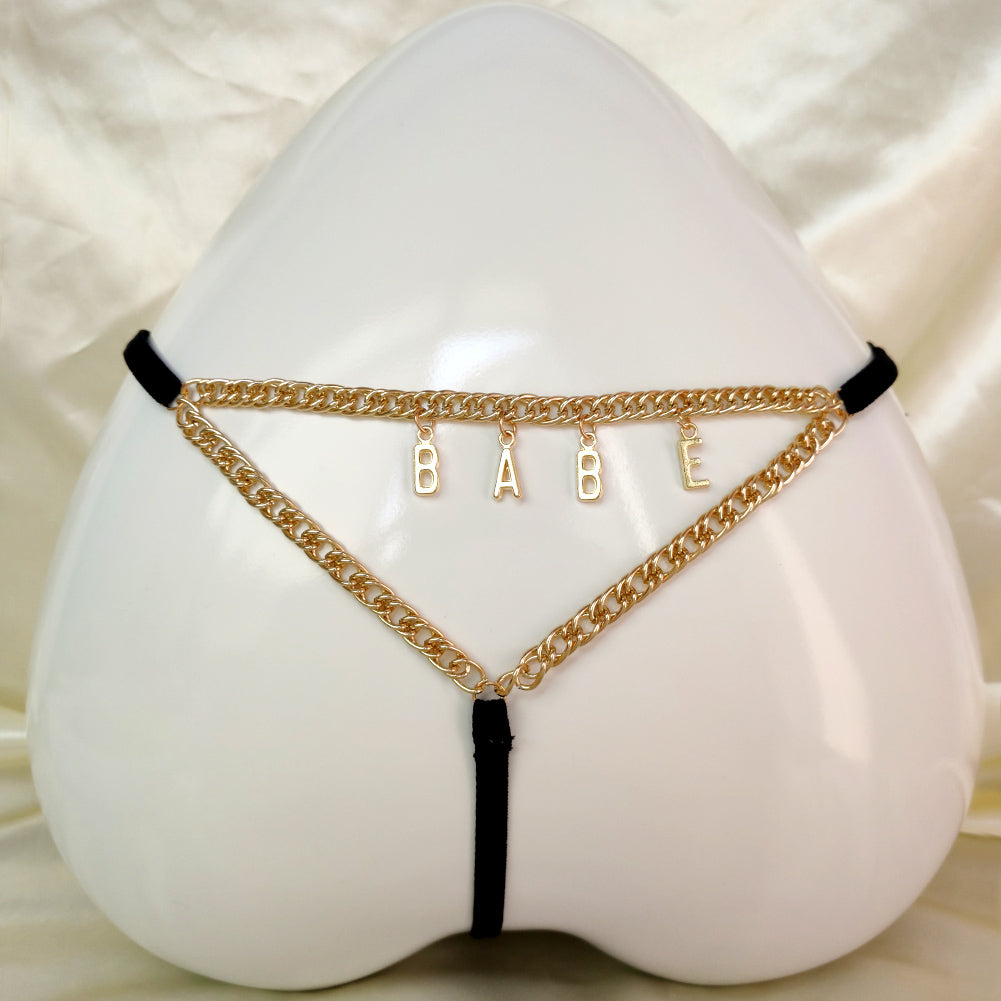 Personalized Triangle Body Chain Necklace
