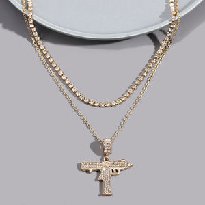 Mini Uzi Necklace