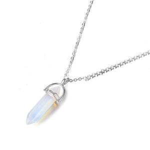Natural Stone Moon Choker Necklace - Limitless Jewellery