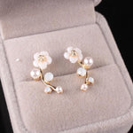 Cute Cherry Blossoms Flower Stud Earrings - Limitless Jewellery