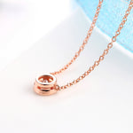 Simply Small Round Pendant Necklace - Limitless Jewellery