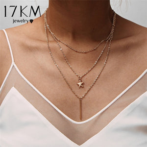 Multilayer Crystal Moon Necklaces - Limitless Jewellery