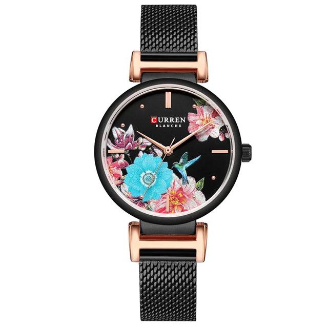 Flower Leather Women Watch - Limitless Jewellery