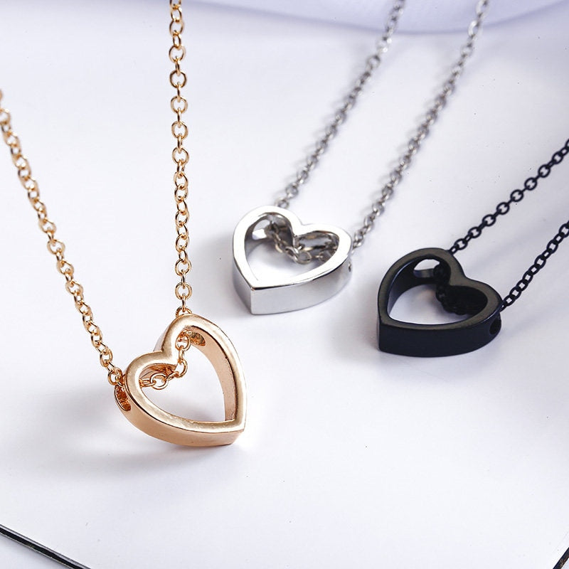 trendy Pattern

 Black Heart neck chain Gold Silver color simple having space
 Jewellery The vintage of birthday treat - Limitless Jewellery